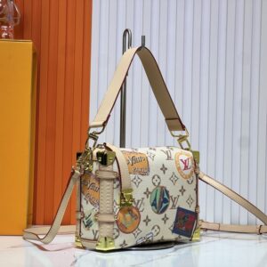 【AT10873】ルイ・ヴィトンSide Trunk 小さなハンドバッグ クラシックモノグラムキャンバス コンパクトなショルダーバッグ | Louis Vuitton Paris