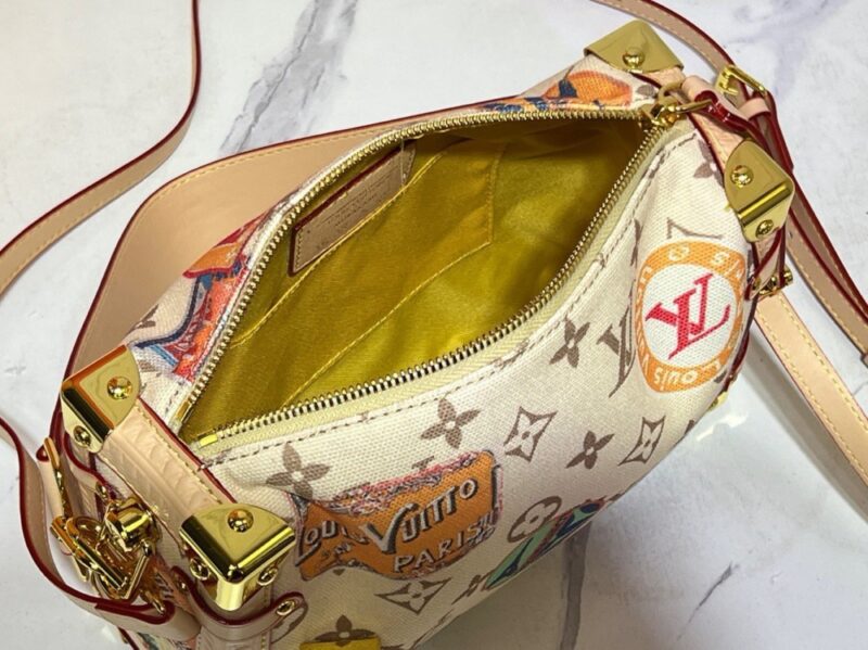 【AT10873】ルイ・ヴィトンSide Trunk 小さなハンドバッグ クラシックモノグラムキャンバス コンパクトなショルダーバッグ | Louis Vuitton Paris