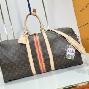 【AT10879】ルイ・ヴィトン(Louis Vuitton) クラシックKeepall 55トラベルバッグ - モノグラムキャンバスでファッション旅行の伝説を継承 | Louis Vuitton