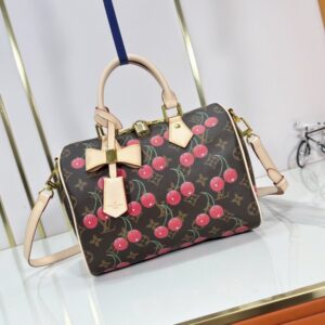 【AT10880】サクラ柄デザインのクラシックなNano Speedyハンドバッグ | Louis Vuitton