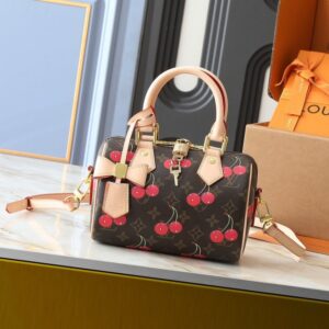 【AT11070】ルイ・ヴィトン × 村上隆コラボ Speedy Bandoulière チェリーハンドバッグ | Louis Vuitton Malletier