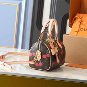 【AT11070】ルイ・ヴィトン × 村上隆コラボ Speedy Bandoulière チェリーハンドバッグ | Louis Vuitton Malletier