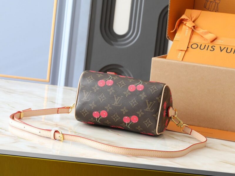【AT11070】ルイ・ヴィトン × 村上隆コラボ Speedy Bandoulière チェリーハンドバッグ | Louis Vuitton Malletier