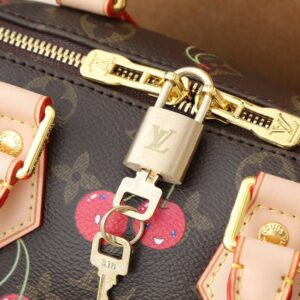 【AT11070】ルイ・ヴィトン × 村上隆コラボ Speedy Bandoulière チェリーハンドバッグ | Louis Vuitton Malletier