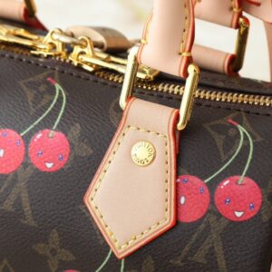 【AT11070】ルイ・ヴィトン × 村上隆コラボ Speedy Bandoulière チェリーハンドバッグ | Louis Vuitton Malletier