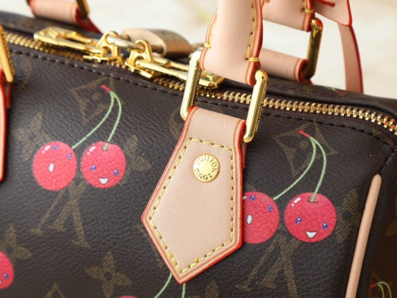 【AT11070】ルイ・ヴィトン × 村上隆コラボ Speedy Bandoulière チェリーハンドバッグ | Louis Vuitton Malletier