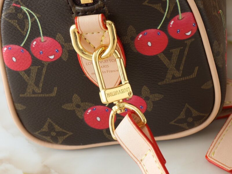 【AT11070】ルイ・ヴィトン × 村上隆コラボ Speedy Bandoulière チェリーハンドバッグ | Louis Vuitton Malletier
