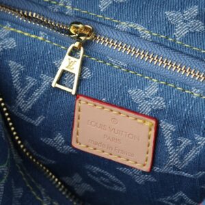 【AT11071】ルイ・ヴィトン × 村上隆  デニムチェリー刺繍大型ポーチ | Louis Vuitton Malletier