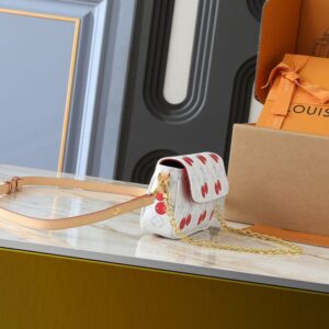 【AT11072】ルイ・ヴィトン チェリーチェーンバッグ | チェリー柄エレガントなレザーバッグ | Louis Vuitton