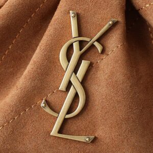 【AT11074】YSL（イヴ・サンローラン）のスエードチェーンハンドバッグ、フレンチエレガンスを究極に表現 | Saint Laurent
