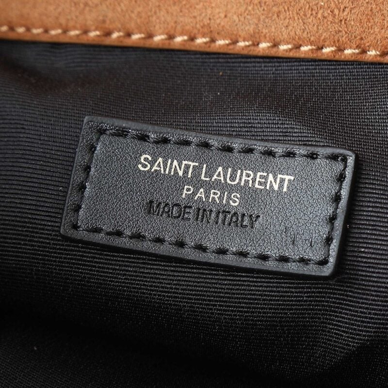 【AT11074】YSL（イヴ・サンローラン）のスエードチェーンハンドバッグ、フレンチエレガンスを究極に表現 | Saint Laurent