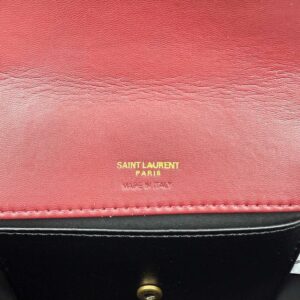 【AT11080】サンローラン クラシックミニLOULOUシリーズ ワインレッドの小羊革チェーンバッグ | Saint Laurent Paris