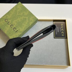 【AT11083】グッチGGシュプリームカードホルダー メンズファッション 赤緑ストライプ | Gucci Firenze