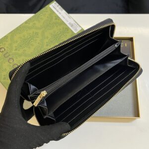 【AT11090】グッチロゴデザインフルジップウォレット、エレガントな高級財布 | Gucci