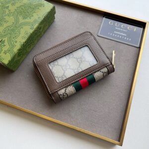 【AT11095】グッチGGスプリームカンバスホースビットカードケース | Gucci