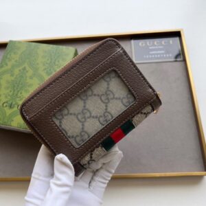 【AT11095】グッチGGスプリームカンバスホースビットカードケース | Gucci