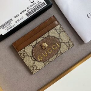 【AT11096】グッチのクラシックGGモノグラムプリントカードケース | Gucci