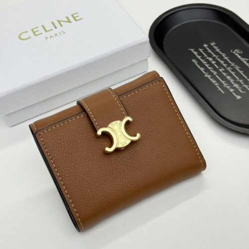 【AT11101】セリーヌパリのハイエンドレザーショートウォレット | Celine Paris