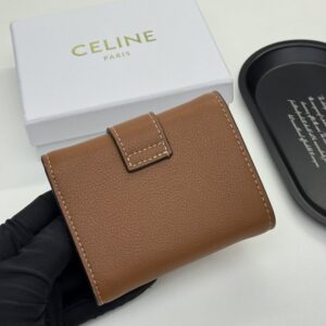 【AT11101】セリーヌパリのハイエンドレザーショートウォレット | Celine Paris