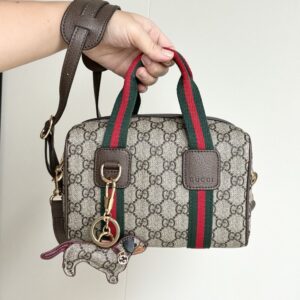 【AT11110】グッチのクラシックな高級ボストンバッグ - ファッションと実用を完璧に融合 | Gucci Italy