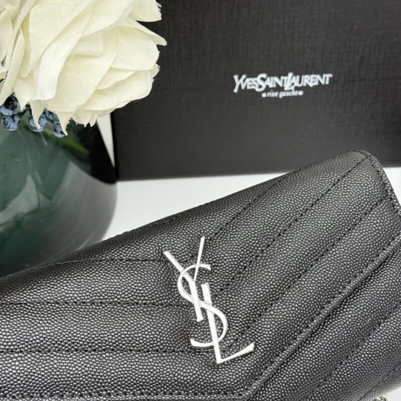 【AT11112】サンローラン YSL クラシックな高級ロングウォレット | Yves Saint Laurent