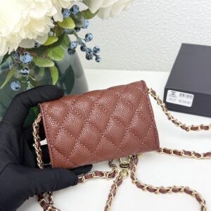【AT11123】シャネル（Chanel）キャビアスキン小さなチェーンバッグ、フランスのエレガンスを際立たせる | Chanel Paris
