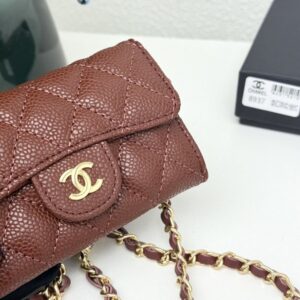 【AT11123】シャネル（Chanel）キャビアスキン小さなチェーンバッグ、フランスのエレガンスを際立たせる | Chanel Paris