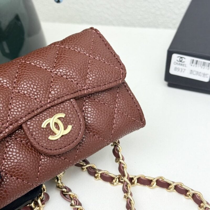 【AT11123】シャネル（Chanel）キャビアスキン小さなチェーンバッグ、フランスのエレガンスを際立たせる | Chanel Paris