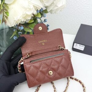 【AT11123】シャネル（Chanel）キャビアスキン小さなチェーンバッグ、フランスのエレガンスを際立たせる | Chanel Paris