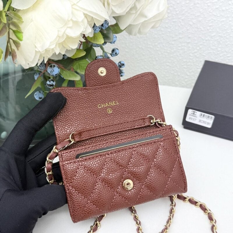 【AT11123】シャネル（Chanel）キャビアスキン小さなチェーンバッグ、フランスのエレガンスを際立たせる | Chanel Paris
