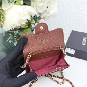 【AT11123】シャネル（Chanel）キャビアスキン小さなチェーンバッグ、フランスのエレガンスを際立たせる | Chanel Paris