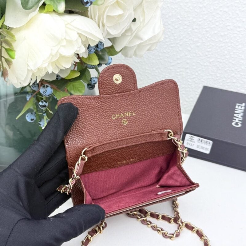【AT11123】シャネル（Chanel）キャビアスキン小さなチェーンバッグ、フランスのエレガンスを際立たせる | Chanel Paris