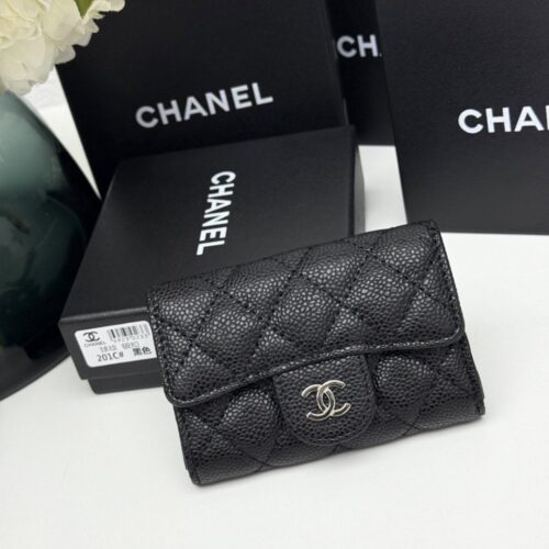 【AT11126】シャネルのクラシックなダイヤ柄ラムスキン財布 - 高級なラムスキン素材、エレガントなデザイン | Chanel