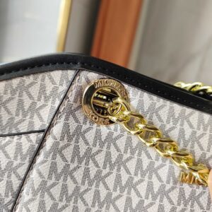 【AT11137】Michael Kors（マイケルコース）のエレガントなチェーンディテールトートバッグ | Michael Kors