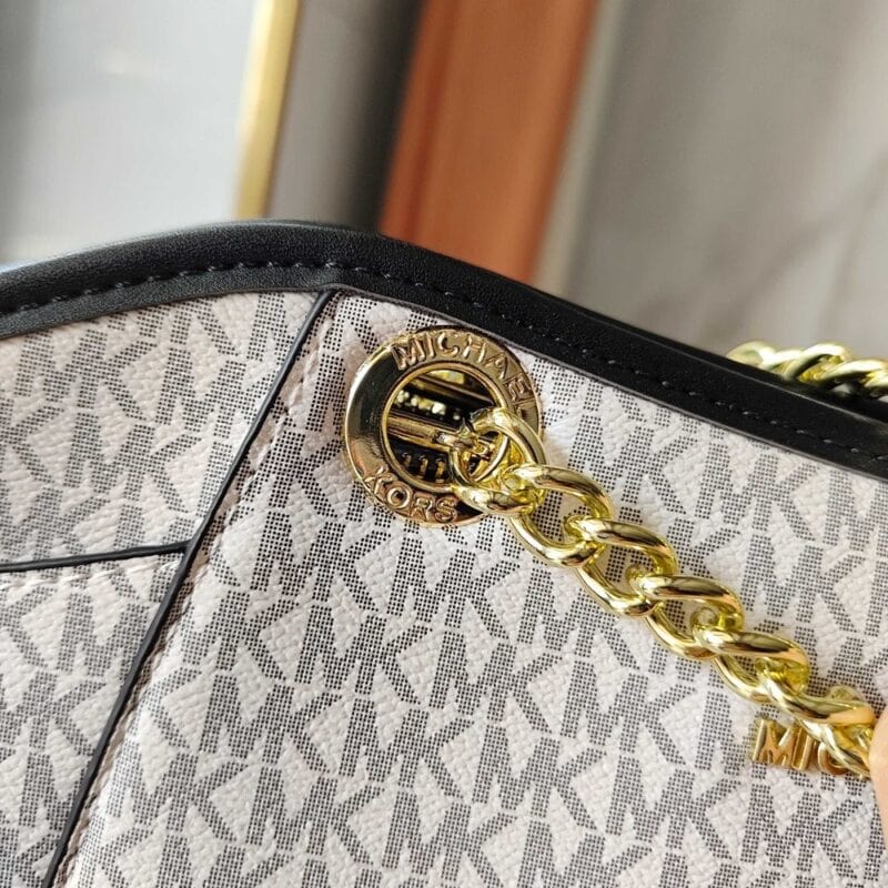 【AT11137】Michael Kors（マイケルコース）のエレガントなチェーンディテールトートバッグ | Michael Kors