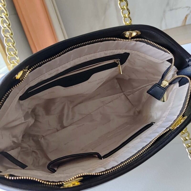 【AT11137】Michael Kors（マイケルコース）のエレガントなチェーンディテールトートバッグ | Michael Kors