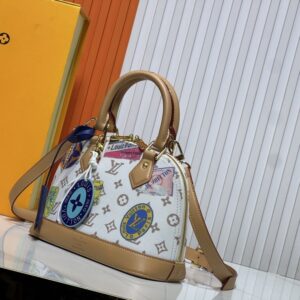 【AT11150】ルイ・ヴィトンのクラシックAlma BBハンドバッグ - エレガントなモノグラムキャンバス素材 | Louis Vuitton Malletier