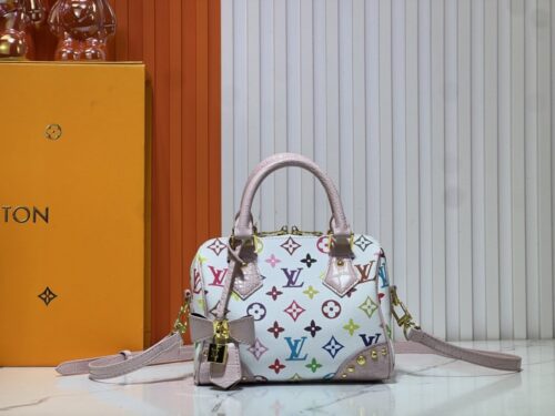 【AT11153】ルイ・ヴィトン ミニモノグラムSpeedy ハンドバッグ - ミニカラフル芸術美学 | Louis Vuitton