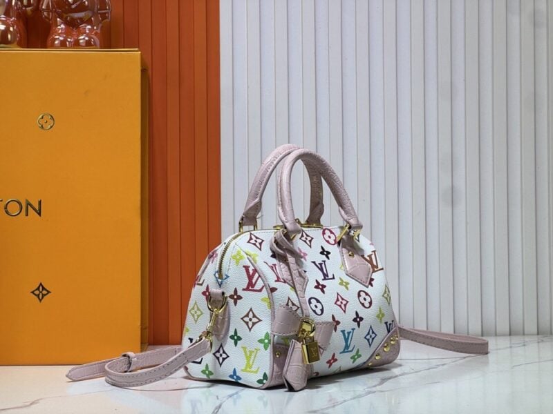 【AT11153】ルイ・ヴィトン ミニモノグラムSpeedy ハンドバッグ - ミニカラフル芸術美学 | Louis Vuitton