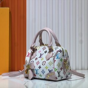 【AT11153】ルイ・ヴィトン ミニモノグラムSpeedy ハンドバッグ - ミニカラフル芸術美学 | Louis Vuitton