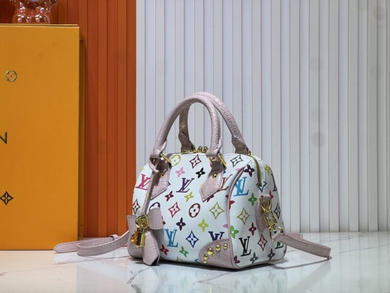 【AT11153】ルイ・ヴィトン ミニモノグラムSpeedy ハンドバッグ - ミニカラフル芸術美学 | Louis Vuitton