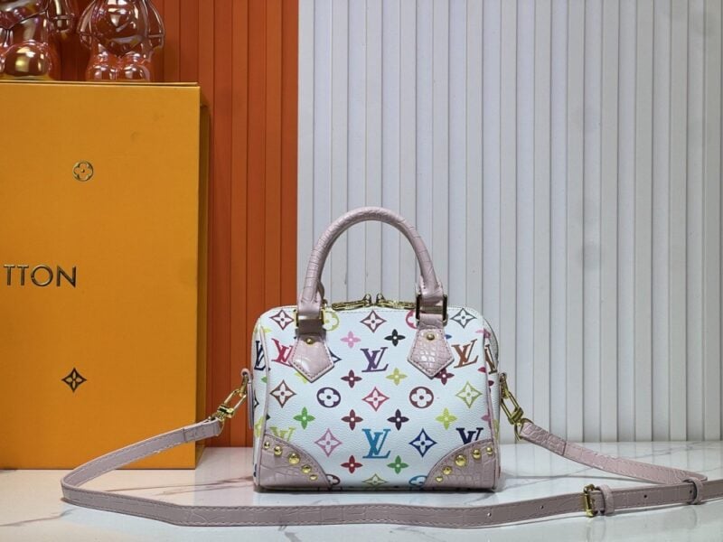 【AT11153】ルイ・ヴィトン ミニモノグラムSpeedy ハンドバッグ - ミニカラフル芸術美学 | Louis Vuitton