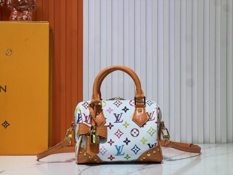 【AT11154】ルイヴィトン Speedy 20 レインボーモノグラムハンドバッグ 豪華なカラフルデザイン | Louis Vuitton