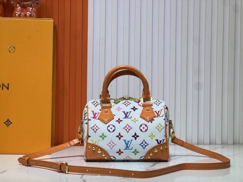 【AT11154】ルイヴィトン Speedy 20 レインボーモノグラムハンドバッグ 豪華なカラフルデザイン | Louis Vuitton