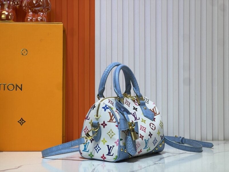 【AT11155】ルイ・ヴィトン Speedy レインボーハンドバッグ - 軽量でカラフルなファッションアートアイテム | Louis Vuitton Paris