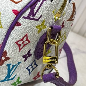 【AT11159】ルイ・ヴィトンSpeedyシリーズレインボーファッションハンドバッグ - 村上隆アーティスティックデザイン | LV