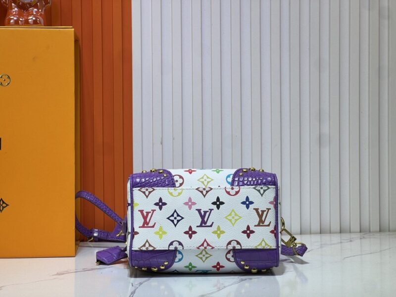 【AT11159】ルイ・ヴィトンSpeedyシリーズレインボーファッションハンドバッグ - 村上隆アーティスティックデザイン | LV
