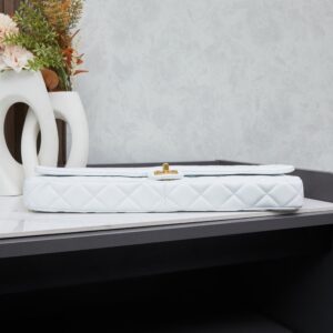 【AT11162】シャネル Paris Bag ブランド ホワイト エレガントな羊革バッグ | Chanel