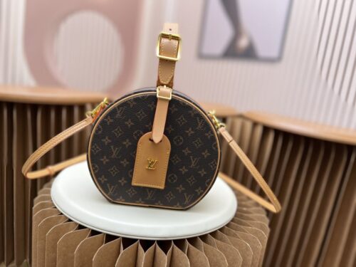 【AT11165】ルイ・ヴィトン PETITE BOITE CHAPEAU モノグラムキャンバス ラウンドバッグ | Louis Vuitton Malletier
