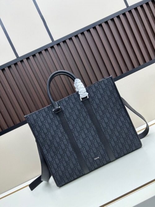 【AT11166】ディオールのクラシック東西風ハンドバッグ - Obliqueプリント 贅沢な東西風スタイル | Dior Paris